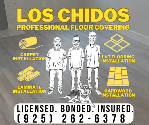 CARPET INSTALLATION LVT FLOORING INSTALLATION LAMINATE FLOOR INSTALLATION HARDWOOD FLOOR INSTALLATION GIVE US A CALL @ (925) 262-6378