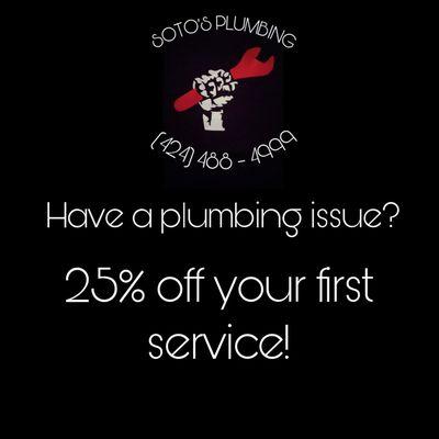 25% off your first service!