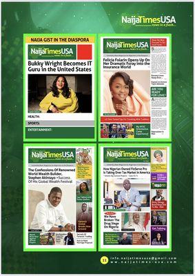 We print and publish Nigeria's foremost newsmagazine in the DMV area.