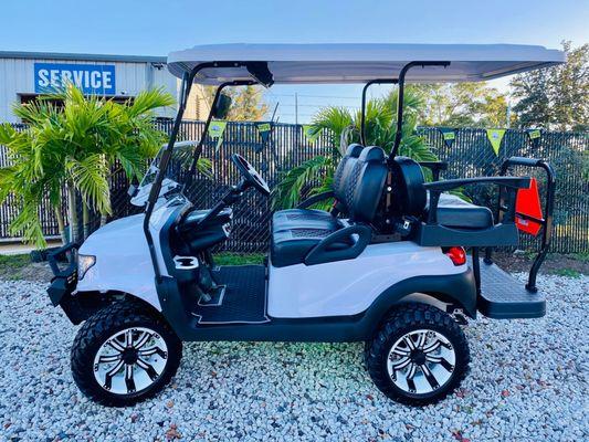 Custom golf cart build with Alpha Body kit