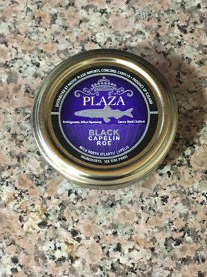 Plaza Black Capelin Roe