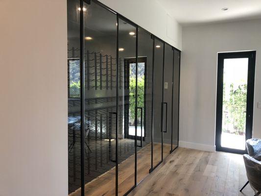 Wine racks custom enclosure