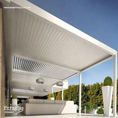 Pergolas, Louvered Roof Systems, Porches, Carports, Gazebos, and Patio Covers www.miamipergolas.com