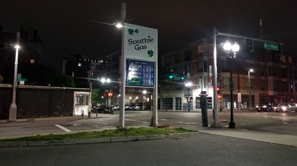 Formerly known as West Broadway Gulf, now named Southie Gas.