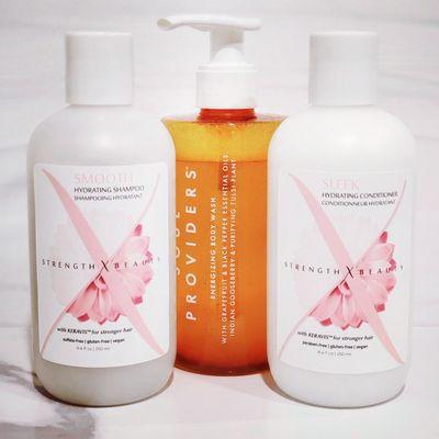 Strength x Beauty: clean, vegan, cruelty-free haircare.