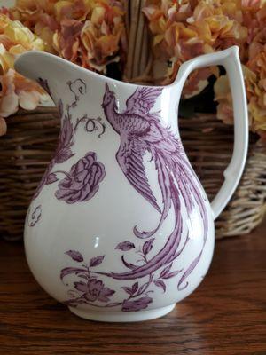 Found this beautiful Spode Kingsley pitcher this morning. You never know what will show up at Tuesday Morning.