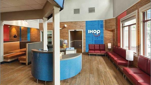 Just one of several examples of the interiors of a Thomas Hammond built IHOP.