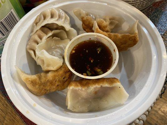 Pan fried dumplings