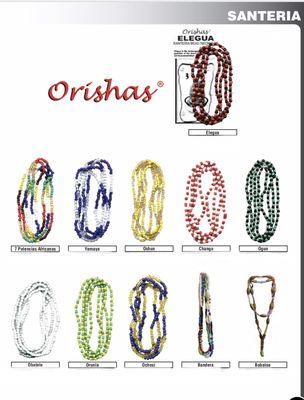 Elekes collares de Orishas