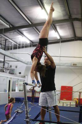 Competitive gymnastics at Boost Gymnastics