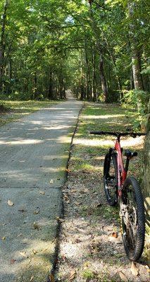 Paved area