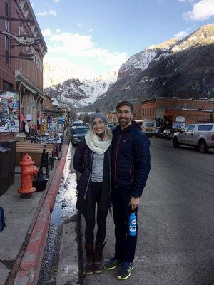 With my beautiful wife, Hailey in Telluride, CO.