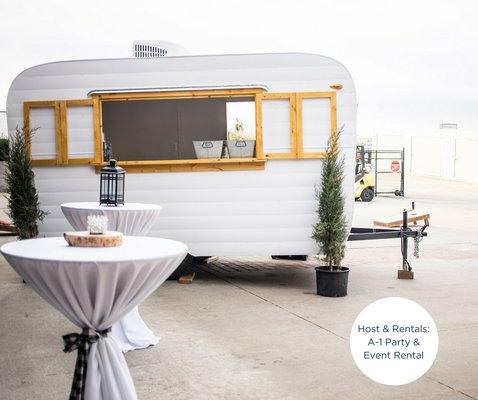 Our new Concoction Caravan, a mobile bar!