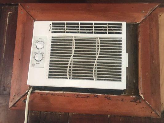 Air conditioner , others are in windows