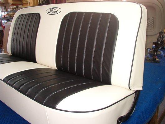 1972 Ford Pick Up Bench Seat in Genuine Leather