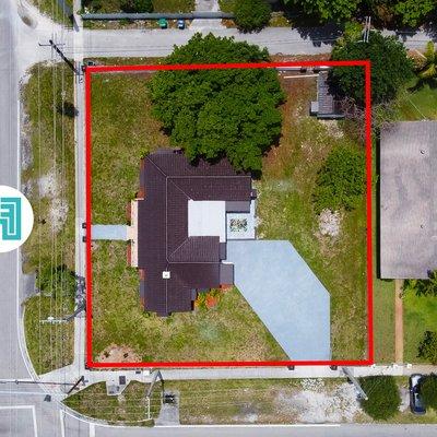 Double size lot with over 13,000 square feet of land.