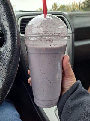 Blueberry Protein Fruit Smoothie!