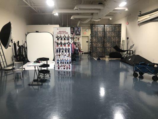 Part of the session areas at Shelby Township Studio.