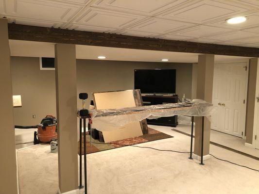 Basement remodel