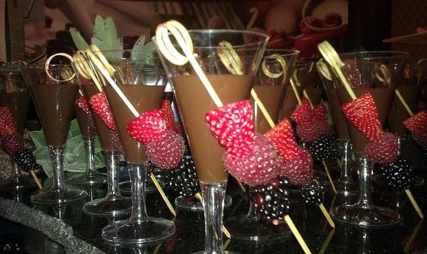 Chocolate Fondue in a Cup from Barry Callebut