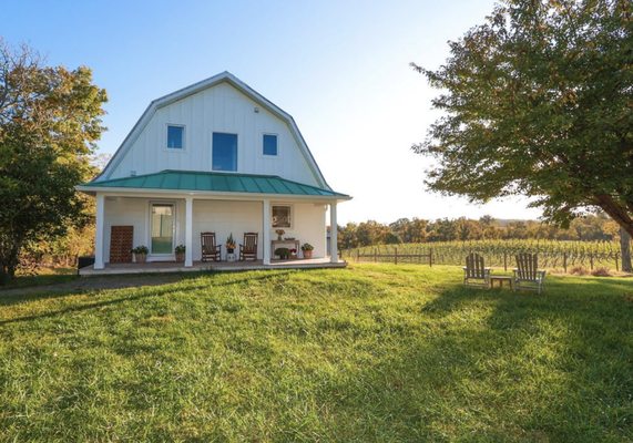 Cottage at the back of the property that is available for rental.