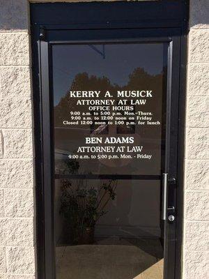 Law office of Ben Adams