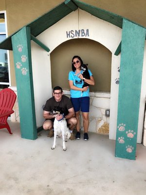 New Braunfels Humane Society was great! My husband and I just adopted two senior dogs and we couldn't be happier!