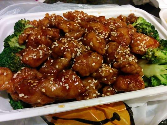 Sesame chicken take out