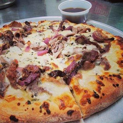 December's Pizza of the Month - French Dip Pizza