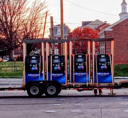 These are the Brand New Gas Pumps they installed a few months ago.