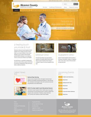 Monroe County Hospital Site Design