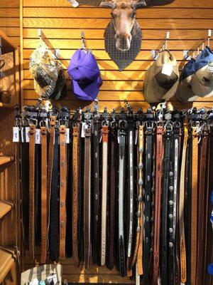 Nice selection of belts