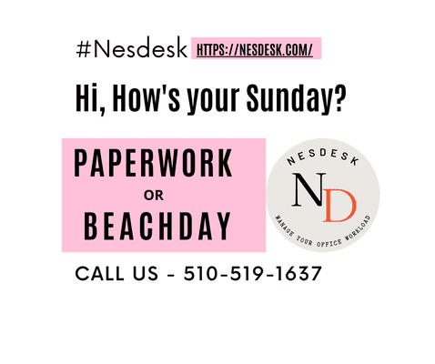 Nesdesk - office assistant - Get help with your paperwork! and stop work on Sunday!