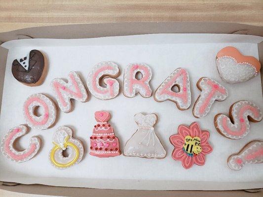 Engagement party theme donuts