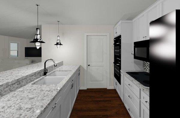 Remodeled kitchen