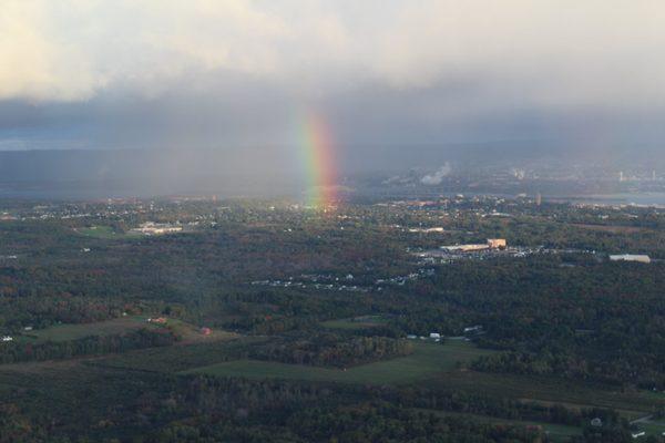 Aerial color tours are an annual fall attraction.