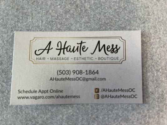 Our business card!