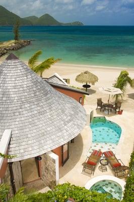 Private Villas with plunge pool, Jacuzzi and Butler service and all non motorized water sports.