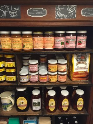 Local homemade jams and more!