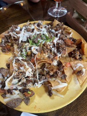 Nachos with Steak