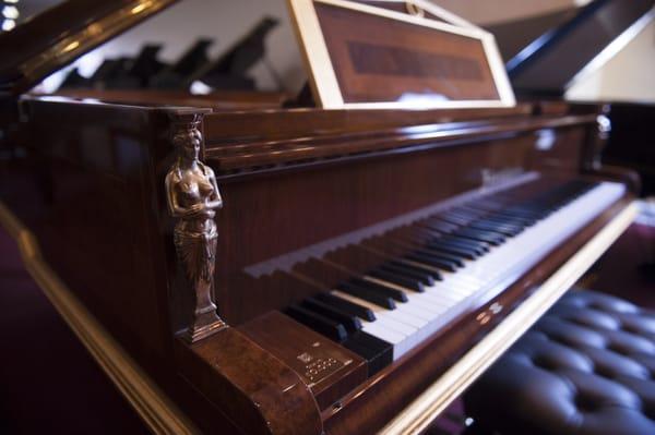 A Bosendorfer in the showroom.