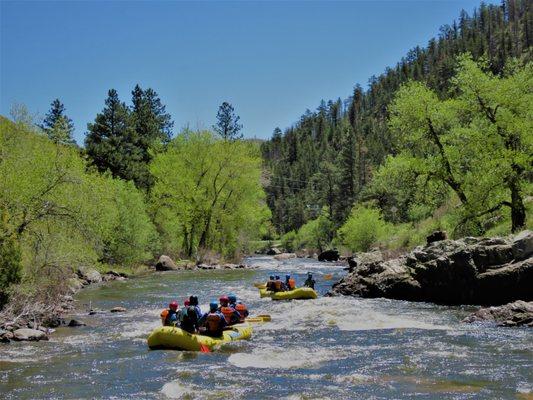 A beautiful sunny day on the Poudre!