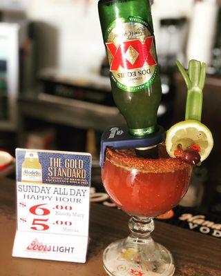 Micheladas are $5 for Happy Hour!