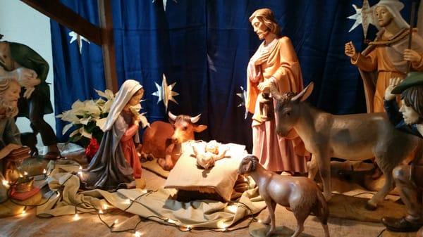 Christmas manger