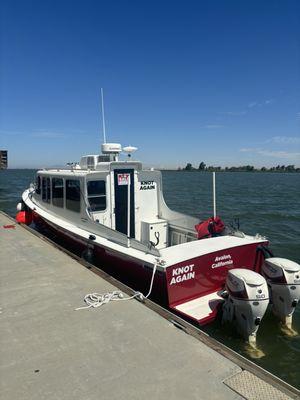 Eco 33 Trailerable Trawler - runs great now.