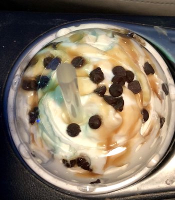 arial shot of the "caramel chip" SIPTOPIA