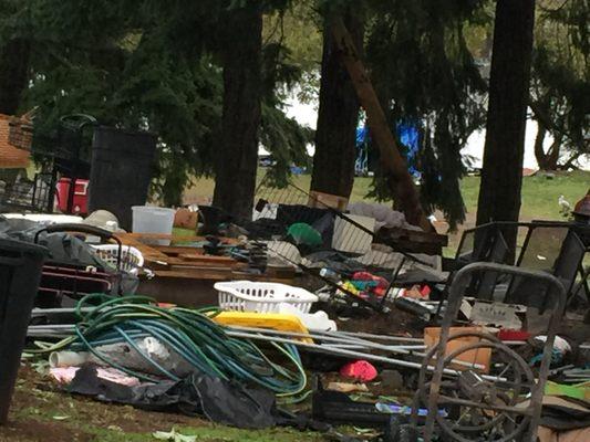 This is what happens when an "outreach" team in Seattle comes in to "help" - Our park is too dangerous to go into thanks to our politicians.