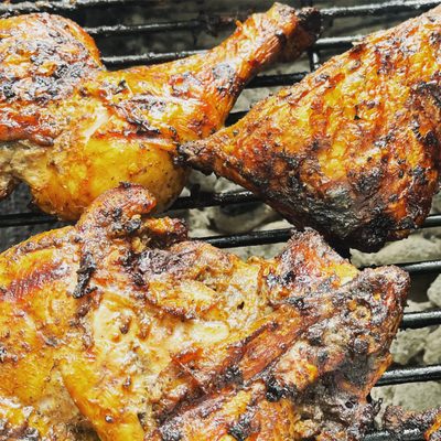 Authentic Jamaican jerk chicken