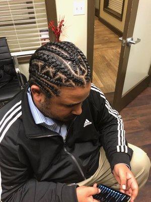 Men braids