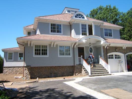 Exterior Painting of New Construction home